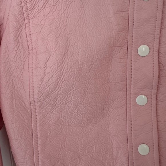 Vintage COURREGES Pink Vinyl Jacket - Picture 6 of 8
